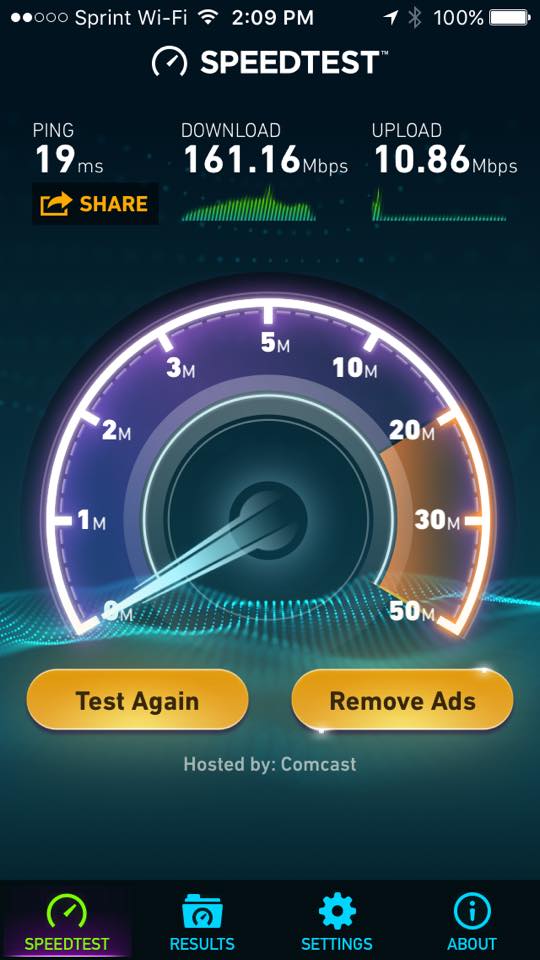 test wifi speed