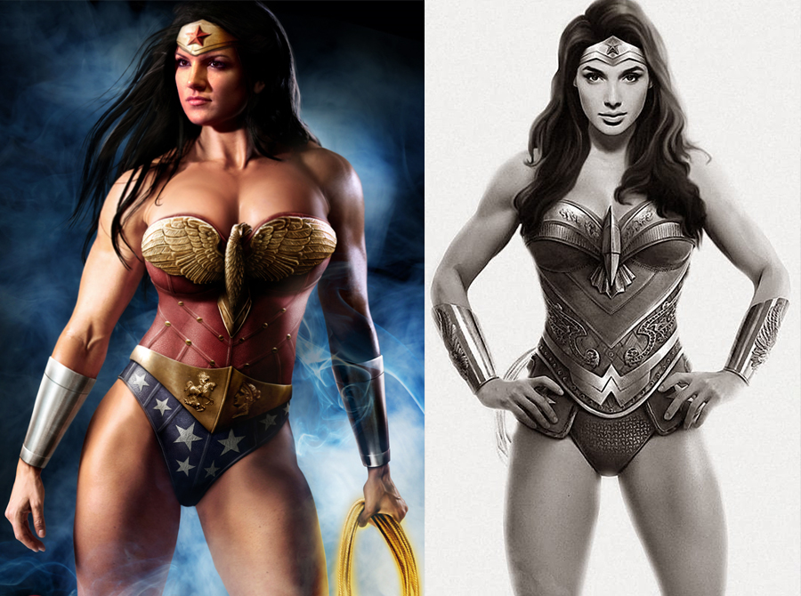 Gina Carano is definitely my Wonder Woman. 