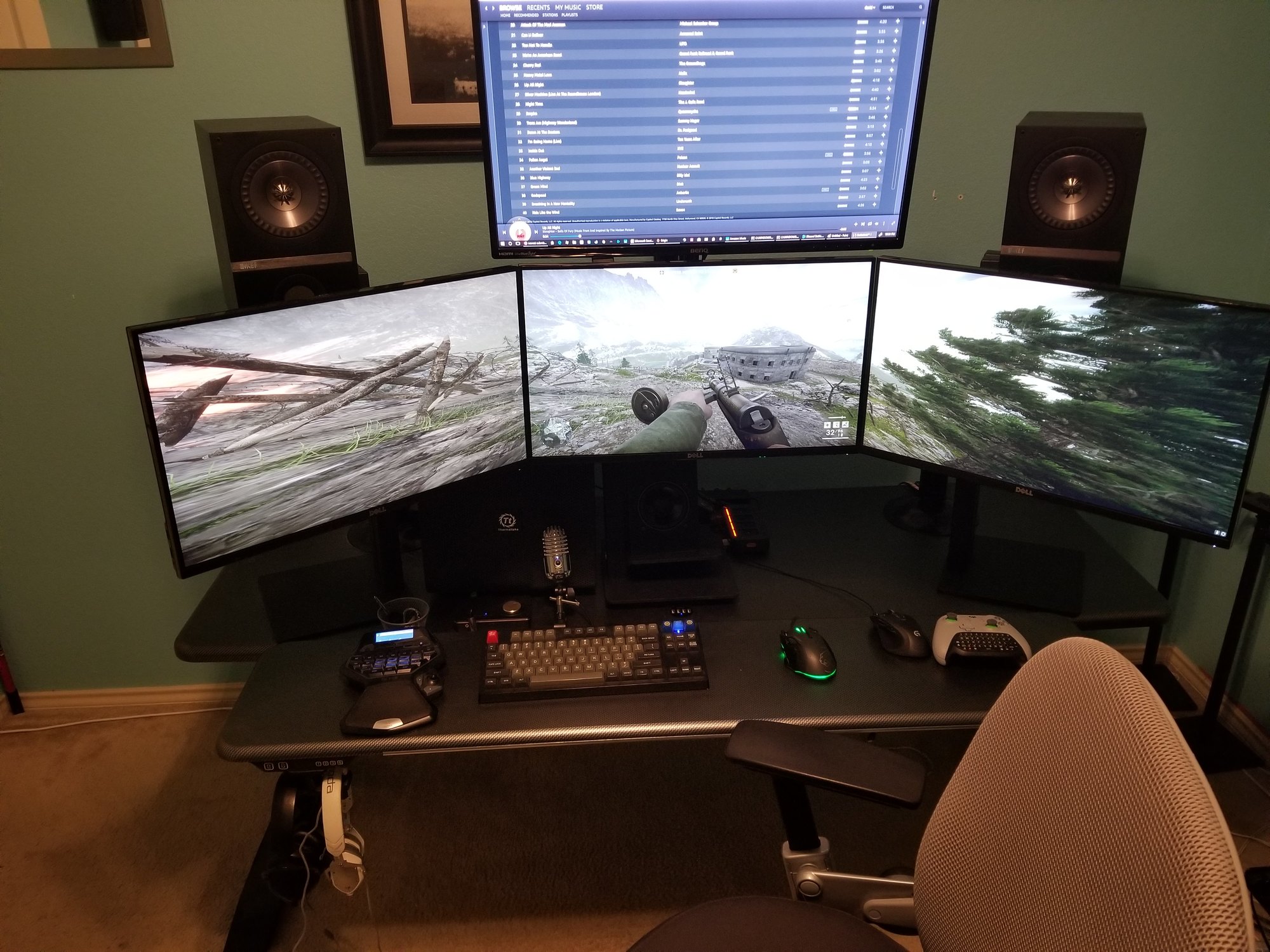 Triple Screen Or One Large One For Gaming H Ard Forum