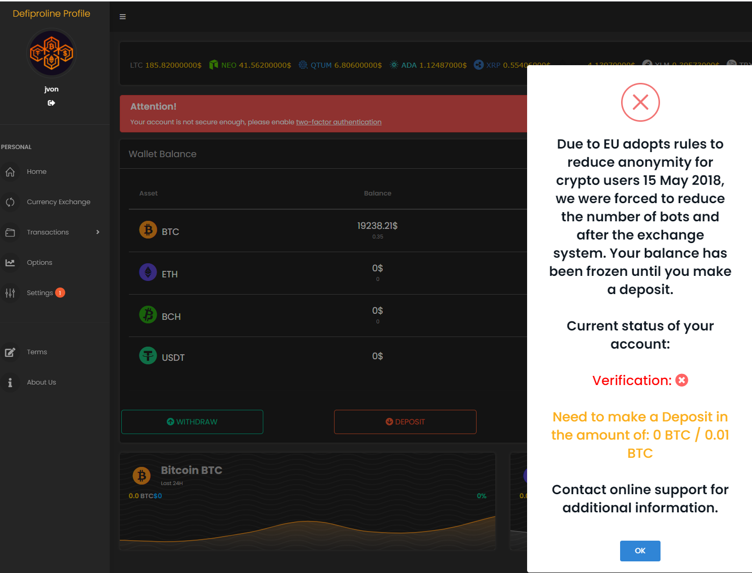 Discord Crypto Scam for Defiproline | [H]ard|Forum