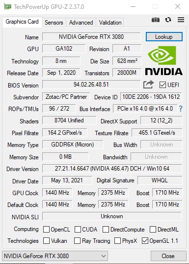 Weird Issues with semi-working RTX 3080 | [H]ard|Forum