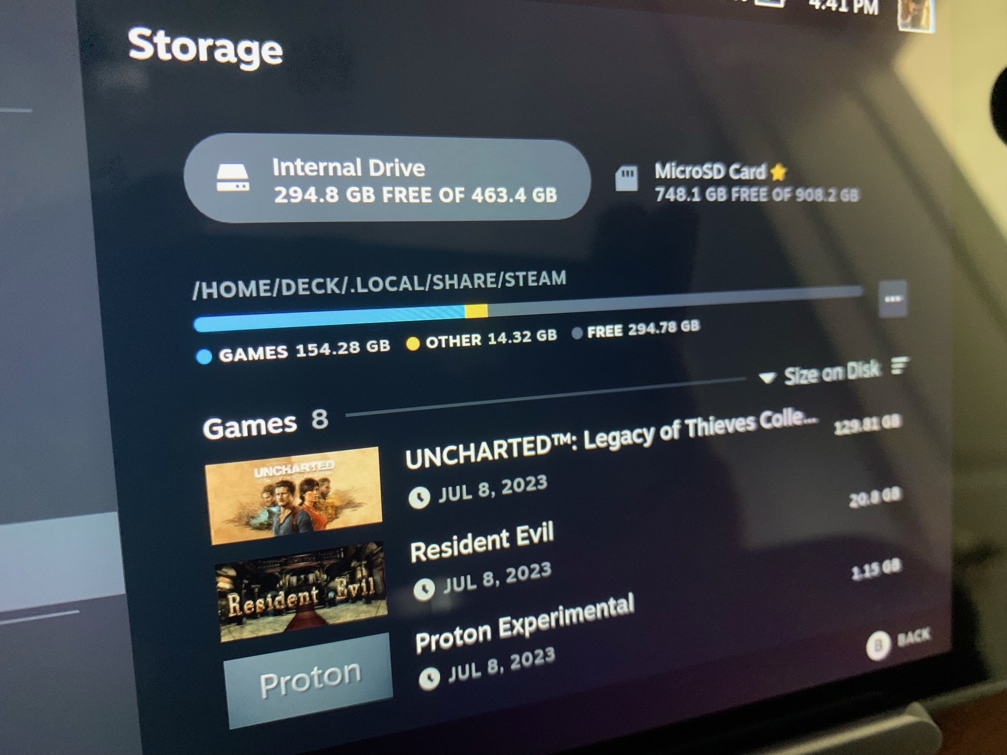 FS: SOLD Steam Deck 512gb with 1tb MicroSD. (Originally 64gb