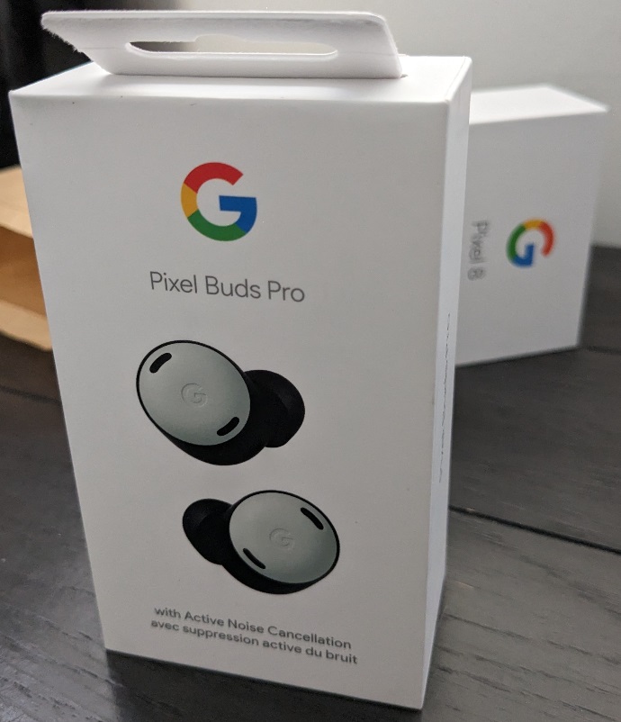 SOLD: Google Pixel Buds Pro - Fog color (bonus accessories for