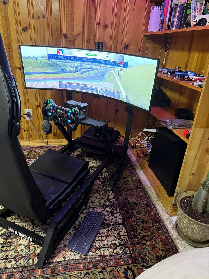 Recommend me speakers for a curved monitor iRacing setup | [H]ard|Forum