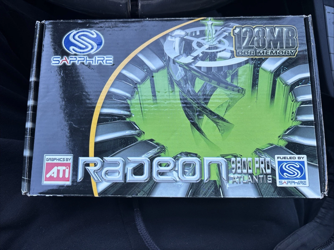 ATI Radeon 9800 PRO AGP - Original Box - Rare Retro Flagship GPU (2003 ...